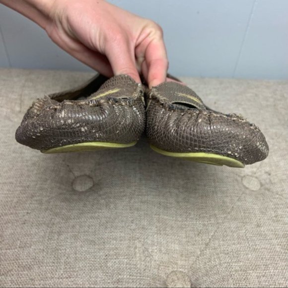 Sam Edelman Metallic Bronze Leather Jones Loafers - Picture 10 of 14